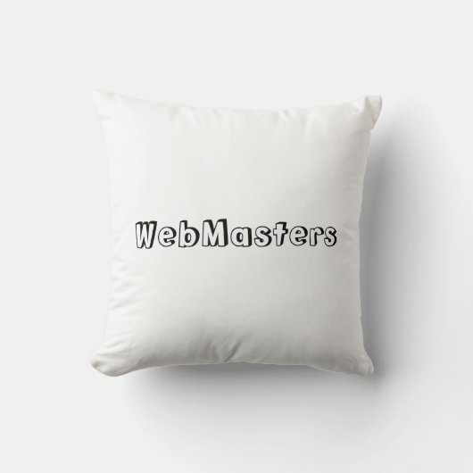 Coussin WebMasters d'Almohada (Recto)