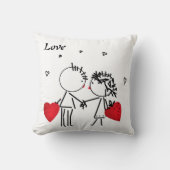 Coussin Wedding , day Valenine , love (Recto)