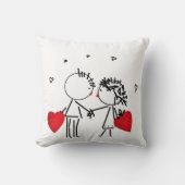 Coussin Wedding, jour de Valentine (Recto)