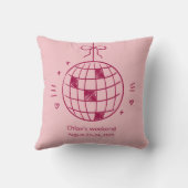 Coussin Week-end d'enterrement de vie de jeune fille minim (Verso)