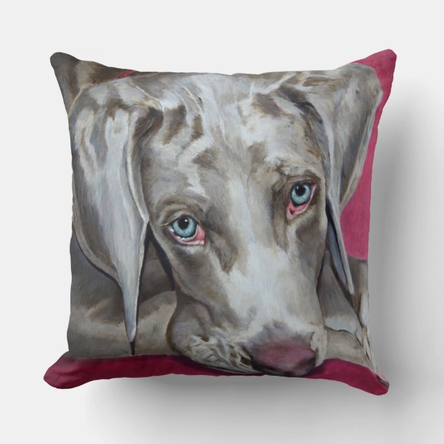 Coussin Weimaraner (Recto)