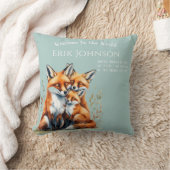 Coussin Welcome to the World - Personalized Birth Pillow (Couverture)