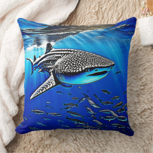 Coussin Whale Shark Majesty Design