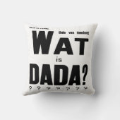 Coussin "What IS DADA" DE THEO van DOESBURG : COUVERTURE D (Verso)