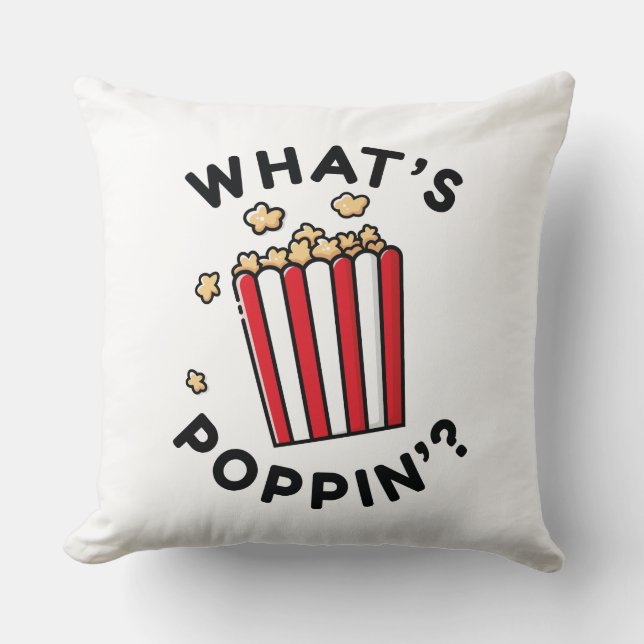 Coussin What’s Poppin’ (Recto)