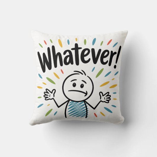 Coussin Whatever ! (Verso)