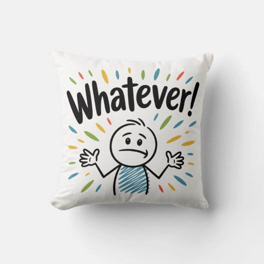 Coussin Whatever ! (Recto)