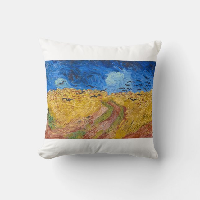 Coussin Wheatfield with Crows by Vincent van Gogh (Recto)