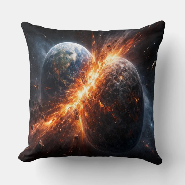 Coussin When Two Planets Collide (Recto)