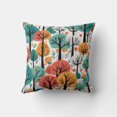 Coussin Whimiscal Tree Throw Pillow (Verso)