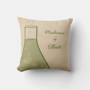 Coussin Whimsical Beaker, Vert
