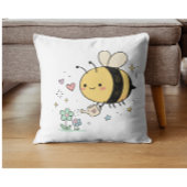 Coussin  Whimsical Bumblebee Nature Lover 