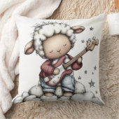 Coussin Whimsical Cute Sheep (Couverture)