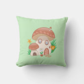 Coussin Whimsical Fairy Champagne House Green (Recto)