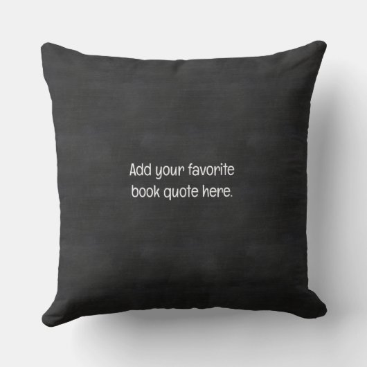 Coussin Whimsical Sheep Reading a Book (Verso)