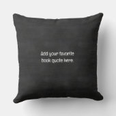 Coussin Whimsical Sheep Reading a Book (Verso)