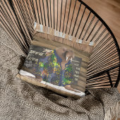 Coussin Whimsical Tropical Hawaiian Walrus