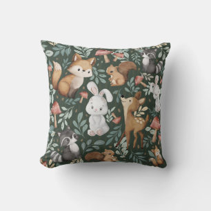 Coussin Whimsical Woodland Friends
