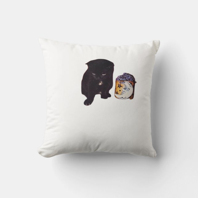 Coussin Whimsigoth avec carte (Recto)