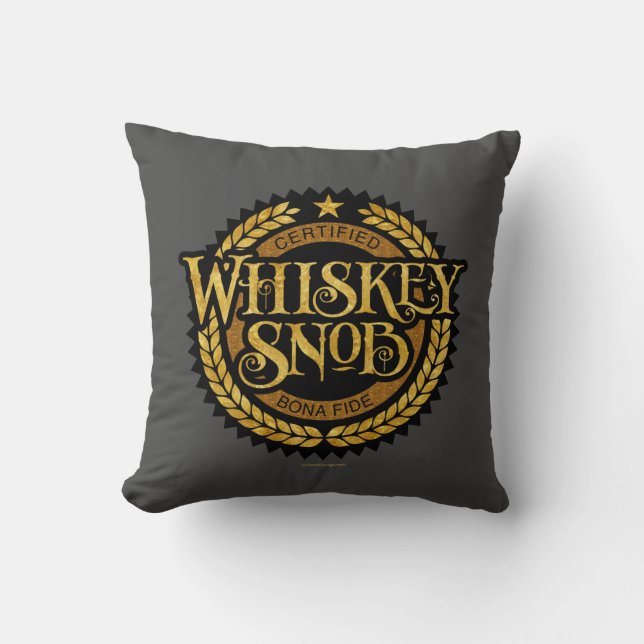 Coussin Whisky snob (Recto)