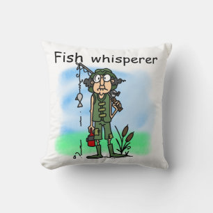 Coussin Whisperer de poissons