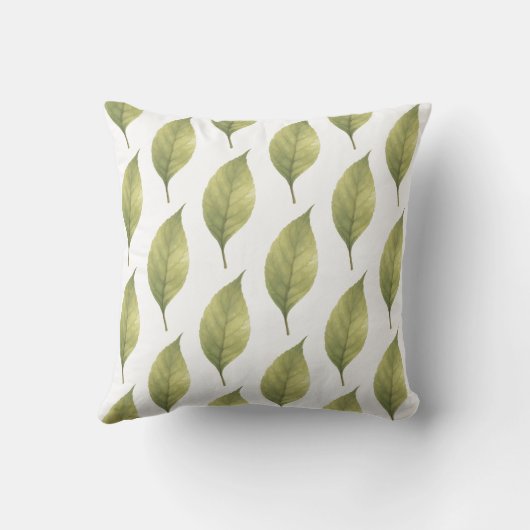 Coussin Whispering Leaves Sage (Verso)