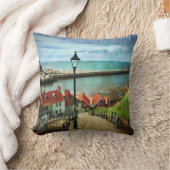 Coussin Whitby Harbour, 199 marches (Couverture)