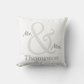 Coussin White M. et Mme Couple (Recto)