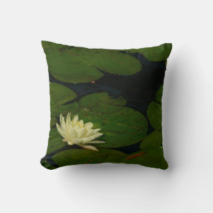 Coussin White Waterlily I Peaceful