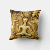 Coussin Wicca Rustica : Chaudron Cernunnos de Gundestrup (Verso)