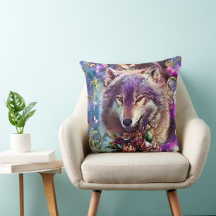 Coussin Wild Majesty Wolf