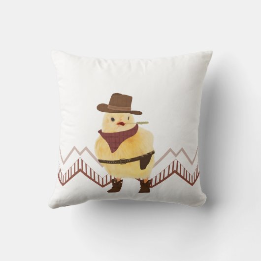 Coussin Wild West Cowboy Chick (Verso)