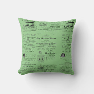 Coussin Wilkes-Barre Pennsylvania Annonce 1890