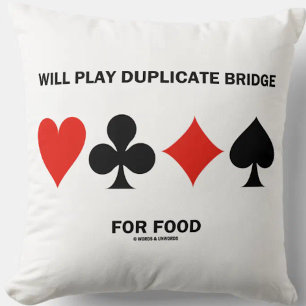 Coussin Will Play Duplicate Bridge For Food 4 Card Suits