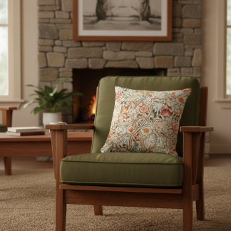 Coussin William Morris Acanthus Mission Style Accent 