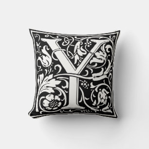 Coussin William Morris Alphabet "Y"