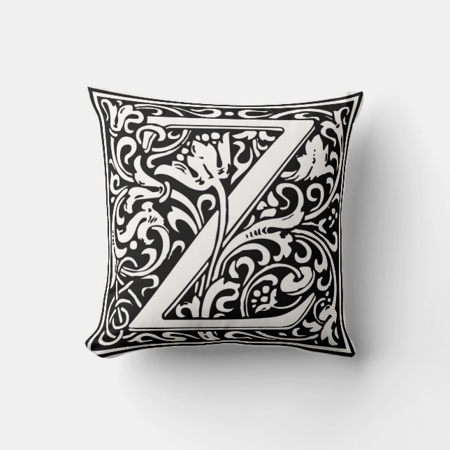 Coussin William Morris Alphabet "Z" (Recto)