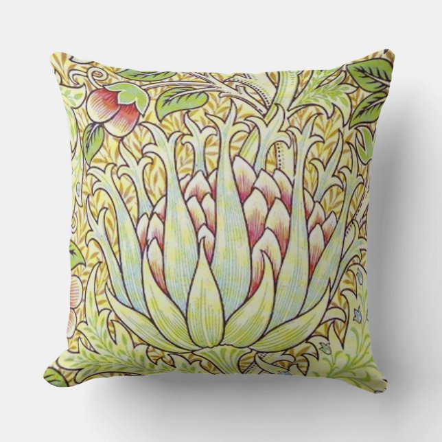 Coussin William Morris "artichaut" (Recto)