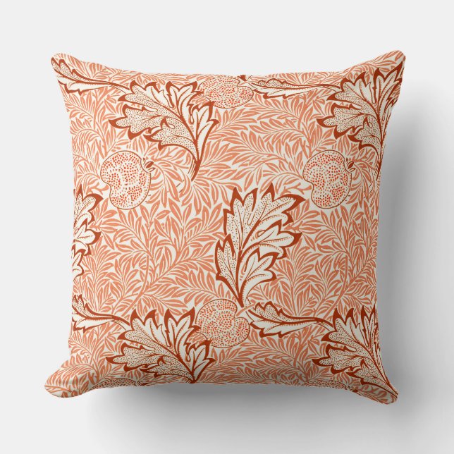 Coussin William Morris Botanical Apple Design (Recto)