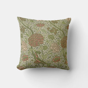 Coussin William Morris Cray Fleur de Sauge Floral Botaniqu