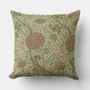 Coussin William Morris Cray Fleur de Sauge Floral Botaniqu