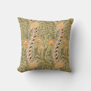 Coussin William Morris Daffodil Garden Flower Classic Bota