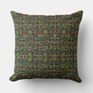Coussin William Morris Fleurs Vintages Motif Floral