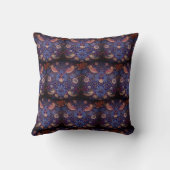 Coussin William * Morris fraise Thief Oiseaux Fleurs (Verso)