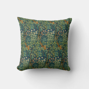 COUSSIN WILLIAM MORRIS GARDEN SOMBRE VERT FLORAL 8