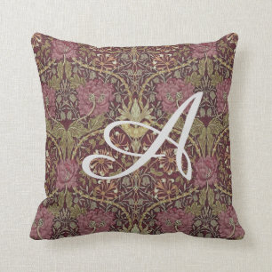 Coussin William Morris, Honeysuckle, floral. motif, art