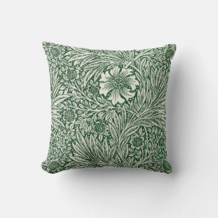 Coussin william morris marigold fleurs vertes