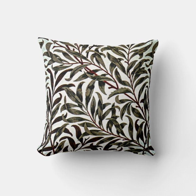 Coussin William Morris motif, Willow Bough (Recto)