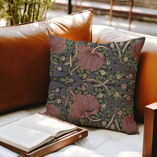 Coussin William Morris Pimpernel Motif Ancien Plaid de Jet