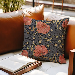 Coussin William Morris Pimpernel Motif Vintage Écharpe de